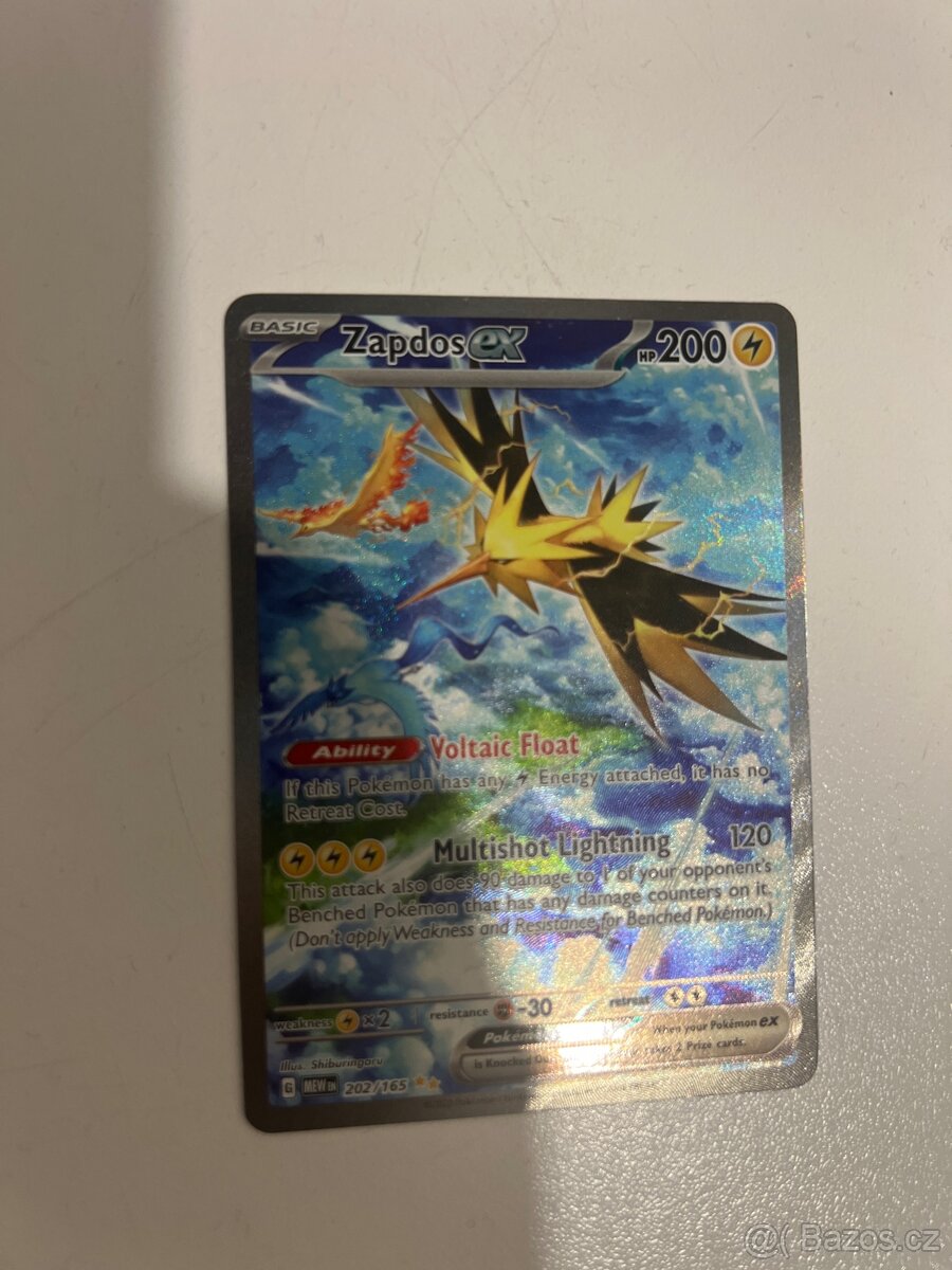 Zapdos ex, pokemon 151 - 2