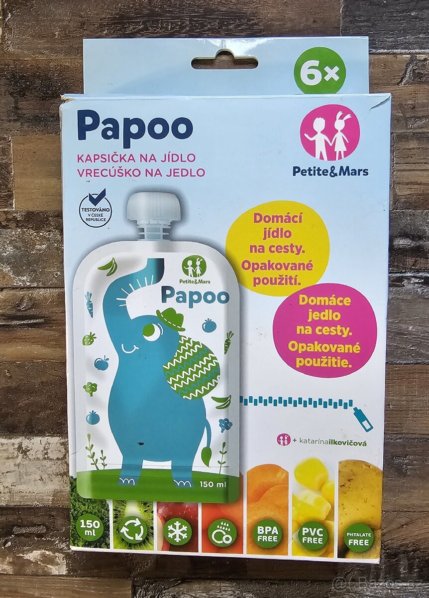 Omyvatelné kapsičky na jídlo PETITE&MARS - 2