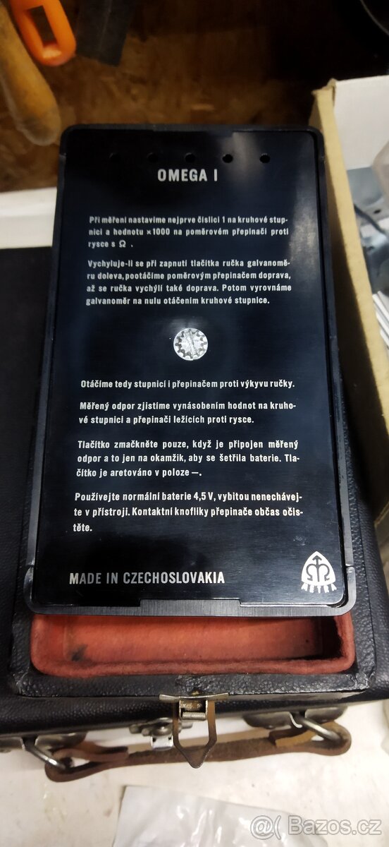 Historický Ohmmetr měřák - 2