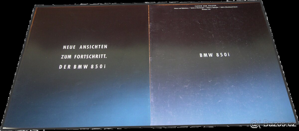 Prospekt prospekty BMW 850 635 633 E31 E24 M3 M5 E46 E34 - 2
