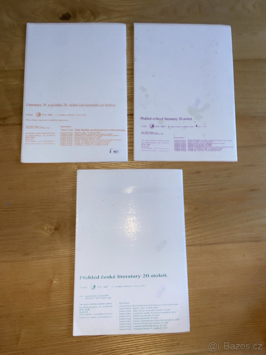 Učebnice Český jazky Literatura Vladimír Prokop - 2