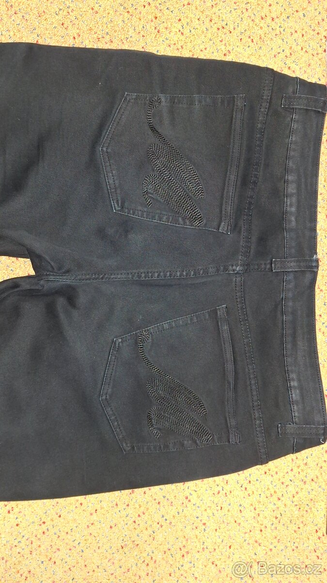 rifle - Jeans, strečové, černé - 2