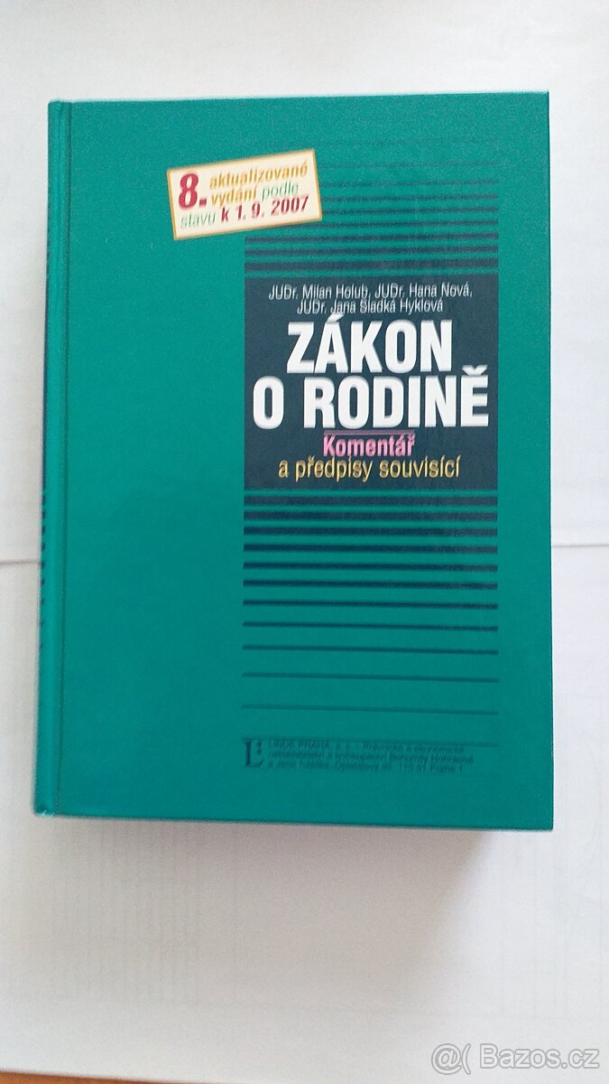 Prodám zákony a knihy o judikatůře - 2