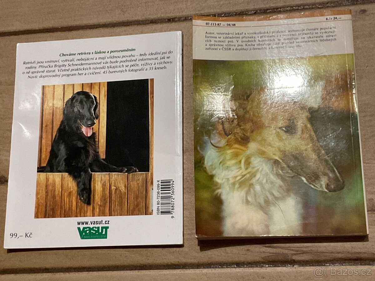 2 X knížka- Retrívr + Nemoci psů - 2