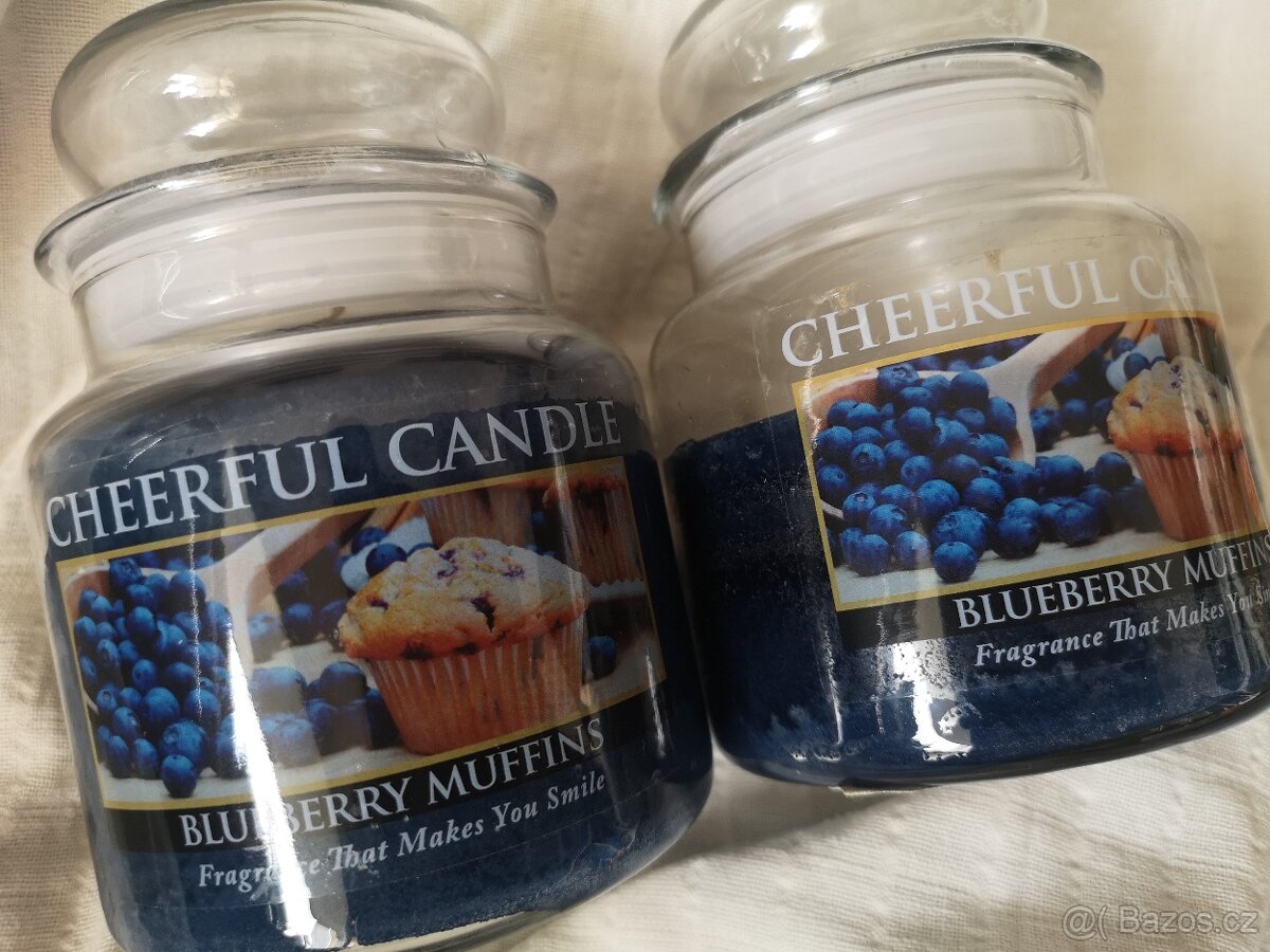 svíčka Cheerful Candle Blueberry Muffins - 2