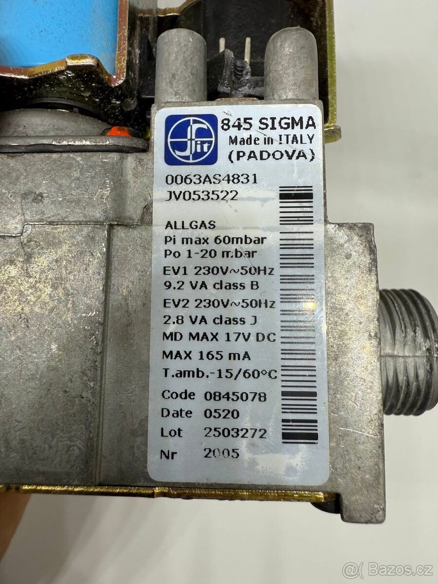 Plynový ventil SIGMA 845 0845078 - 2