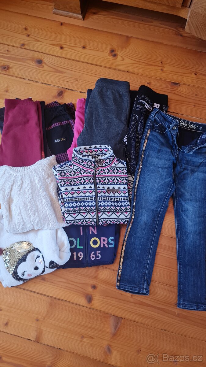 oblečení pro holku vel.122 - 2
