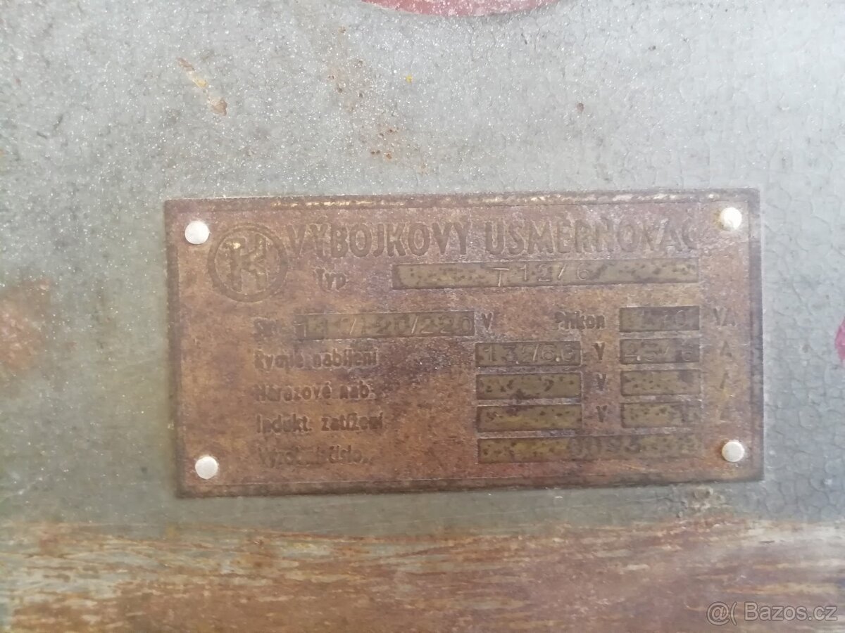 Oblouková autonabíječka Křižík - ČSR - RARITA - 2