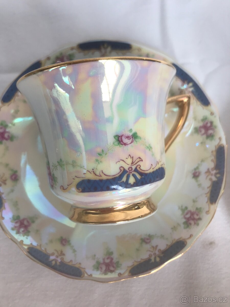 Mini kávové salky s podsalky 2ks - 2