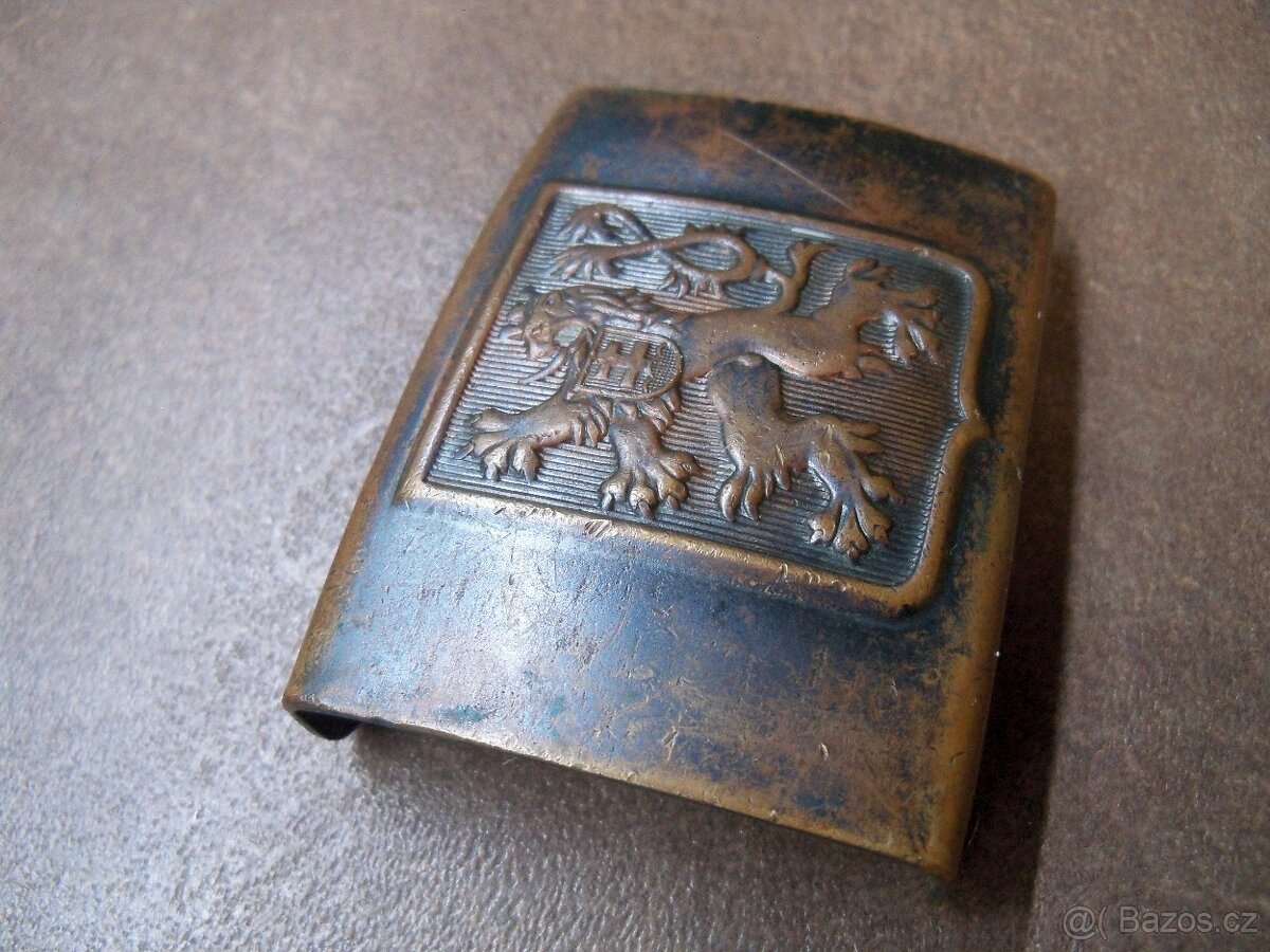 Vojenská přezka mosazná 50.léta - 2