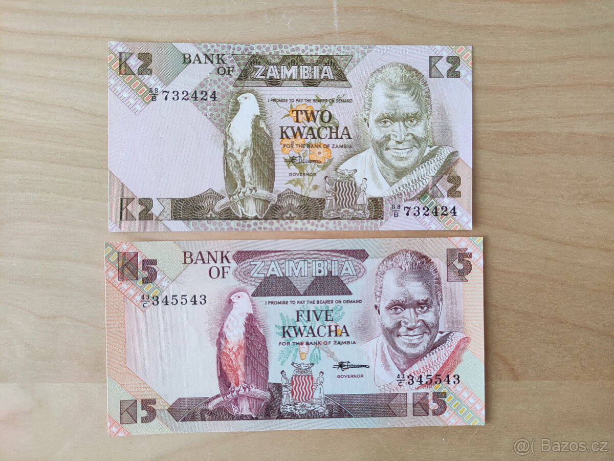 4 bankovky ze Zambie - 2