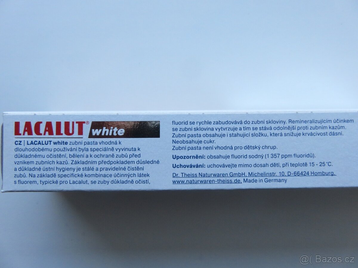 Nová zubní pasta Lacalut white, velmi levně - 2