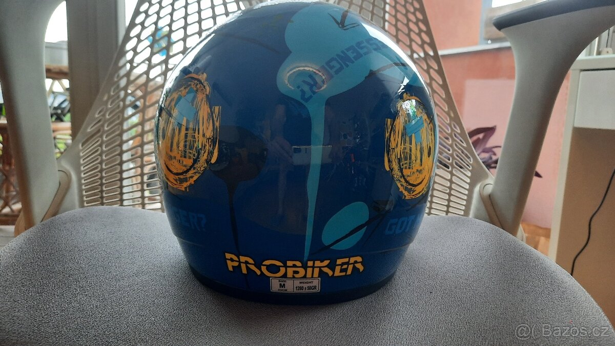 Značková dětská helma na motorku, čtyřkolku nebo motokáru - 2