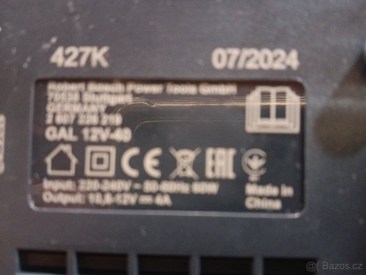 Bosch nabíječka GAL 12V 40 nová - 2