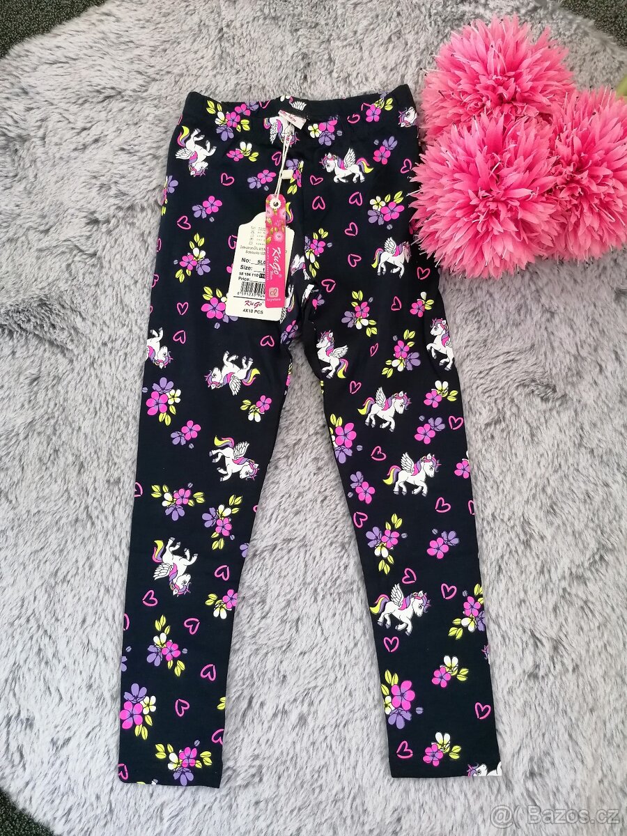 Krásné dívčí legíny - nové - 2