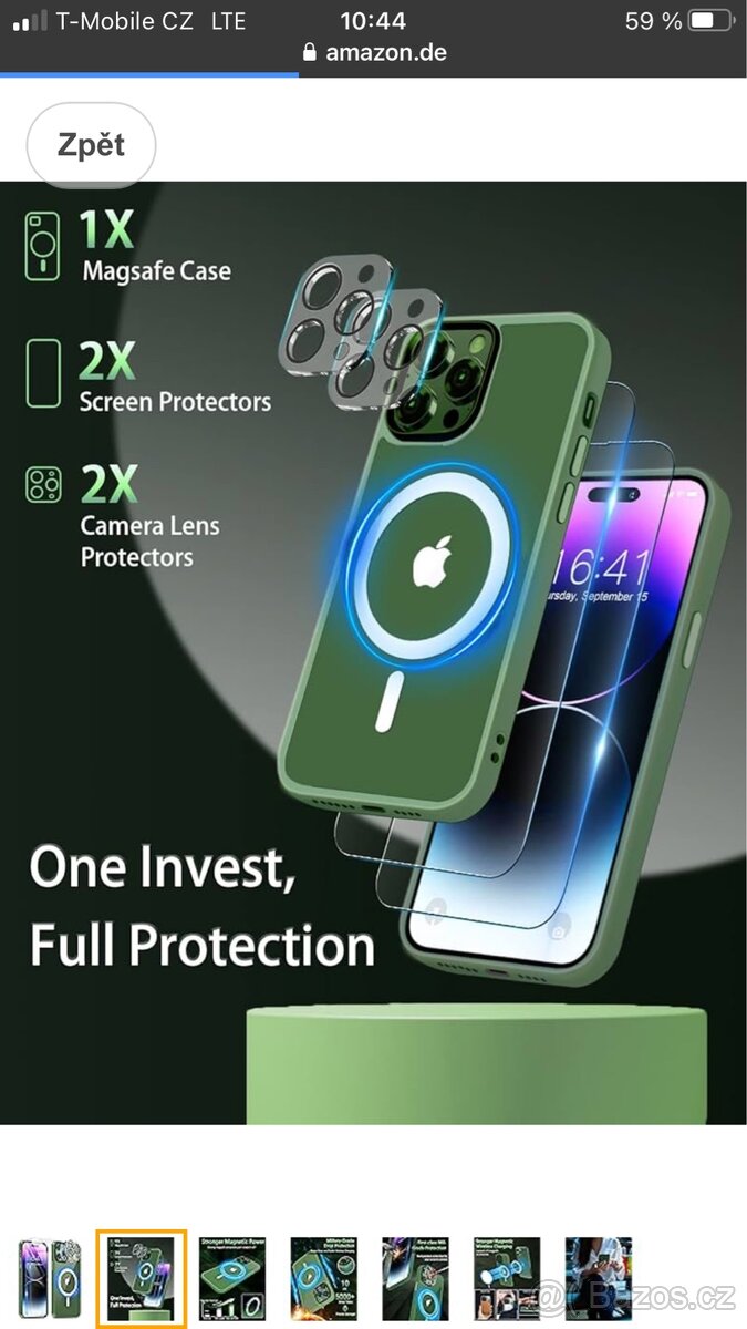 Pouzdro na iPhone 14 Pro Max, 2x ochranné sklo + fotoaparát - 2