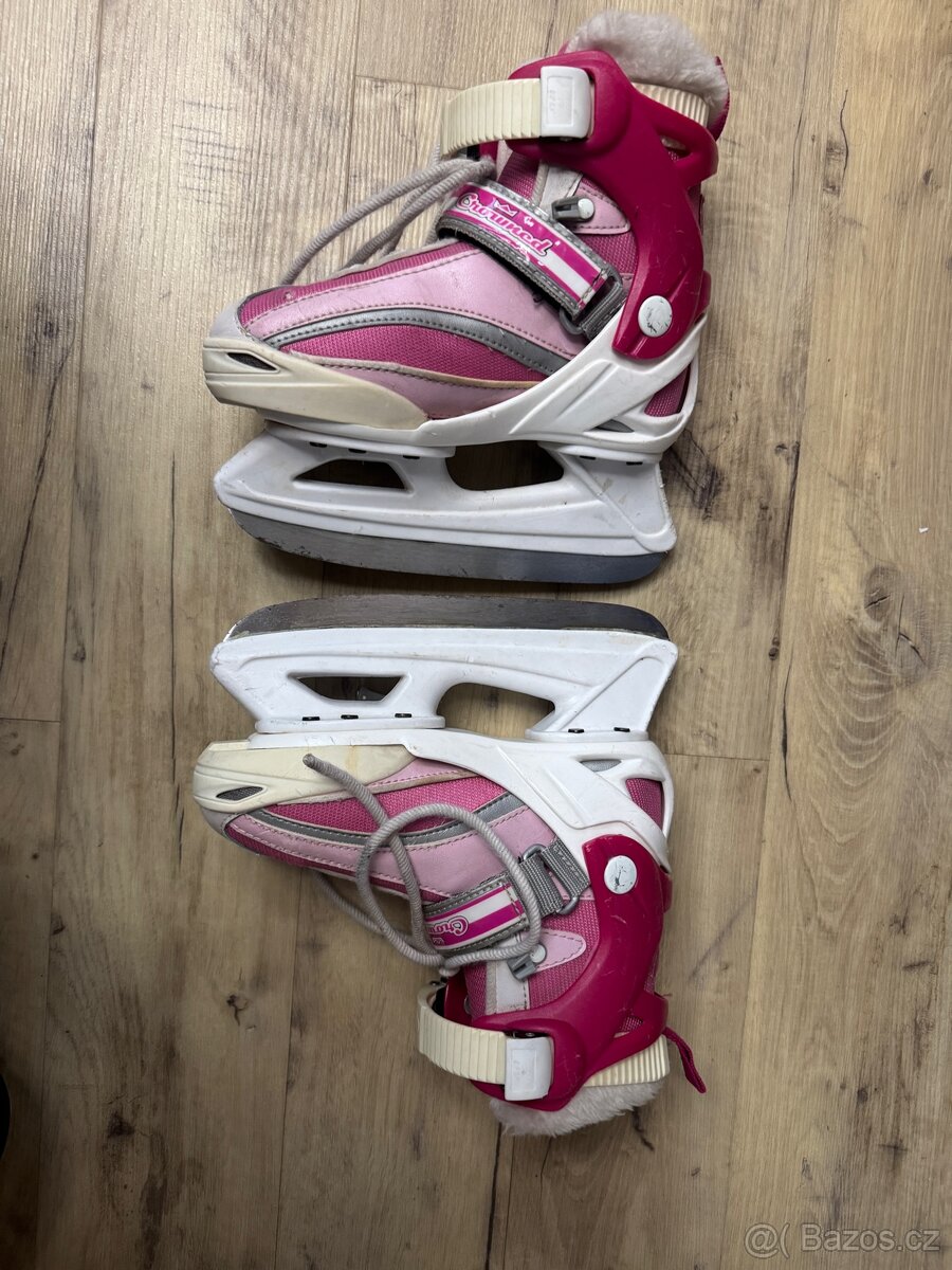 Dívčí lední brusle rostoucí 29-32 - 2