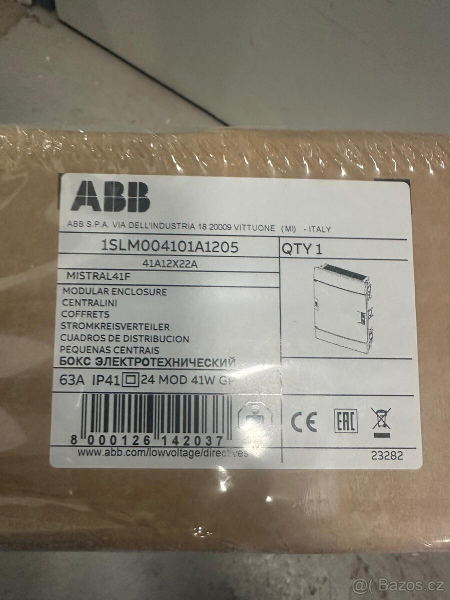 ABB zapuštěná rozvodnice Mistral 41F – 24 modulů (nová, orig - 2