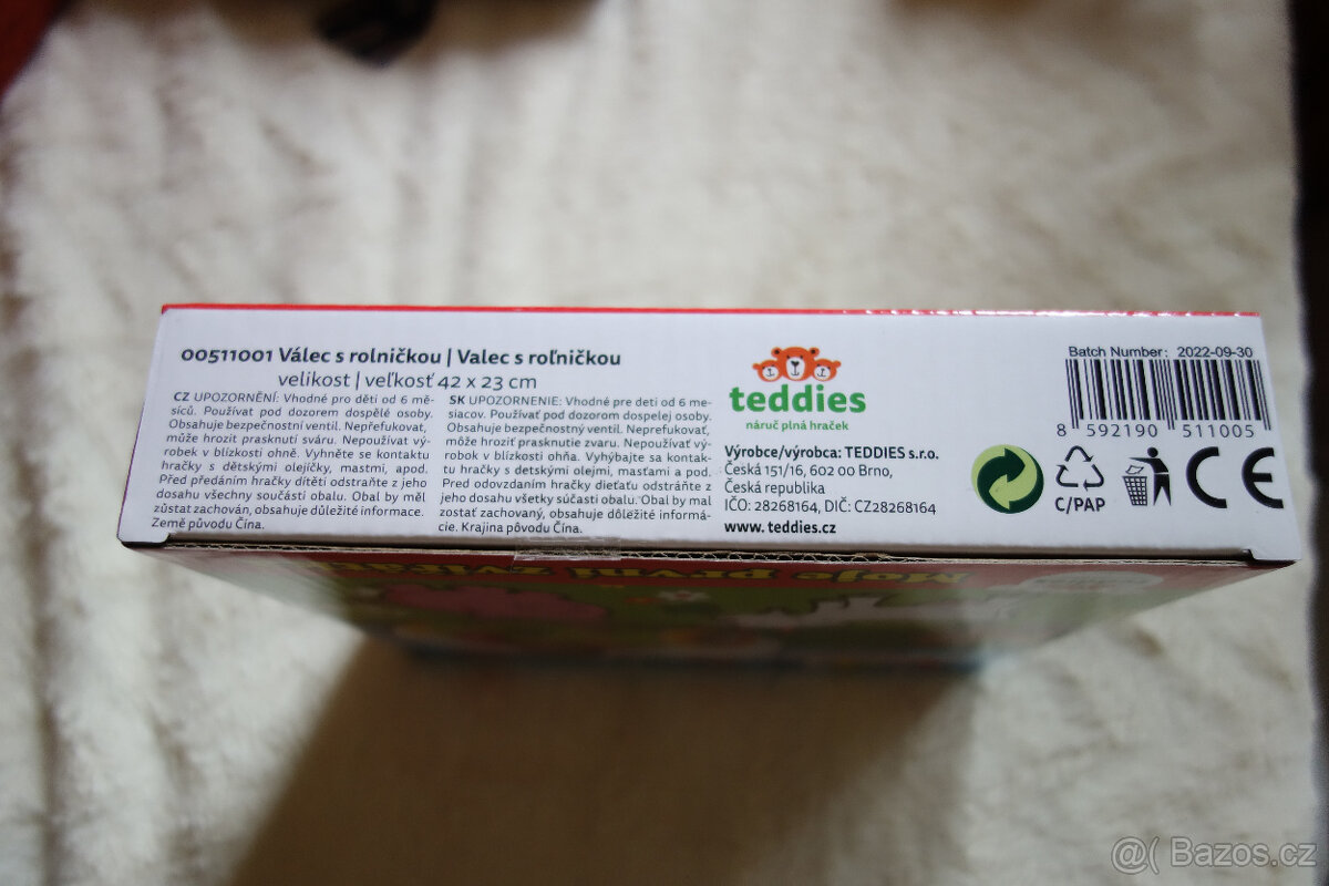 Nafukovací válec s rolničkou - 2