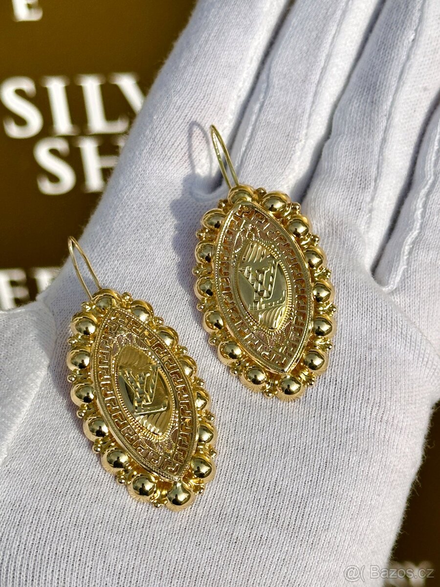 Zlaté náušnice 8,14g - 2