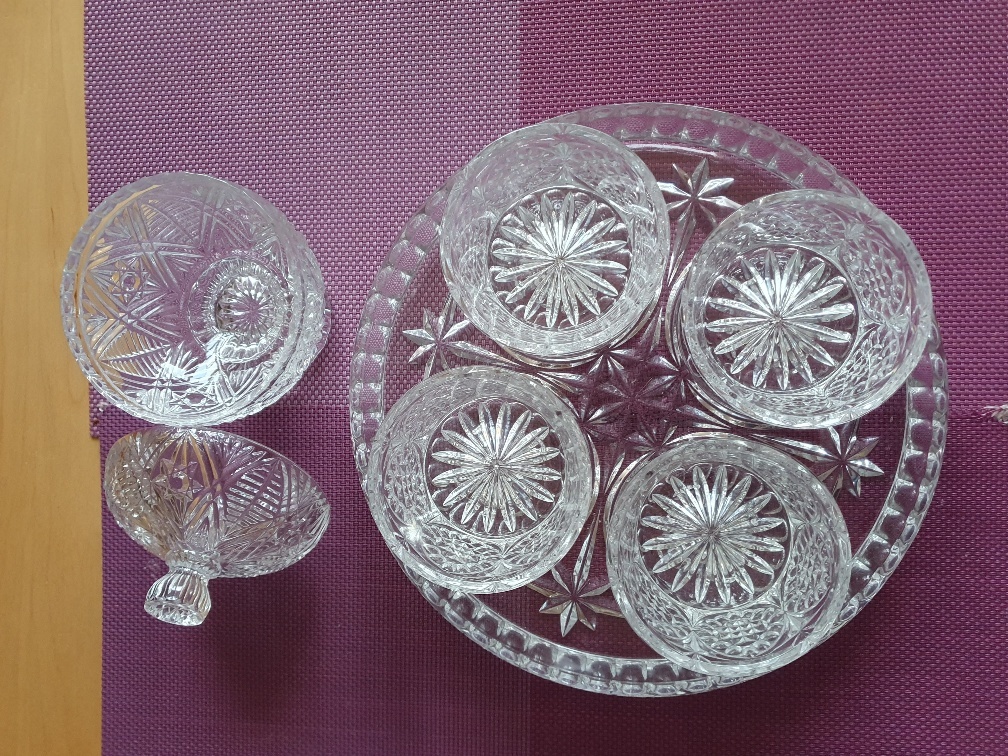 Sada broušeného skla - 2