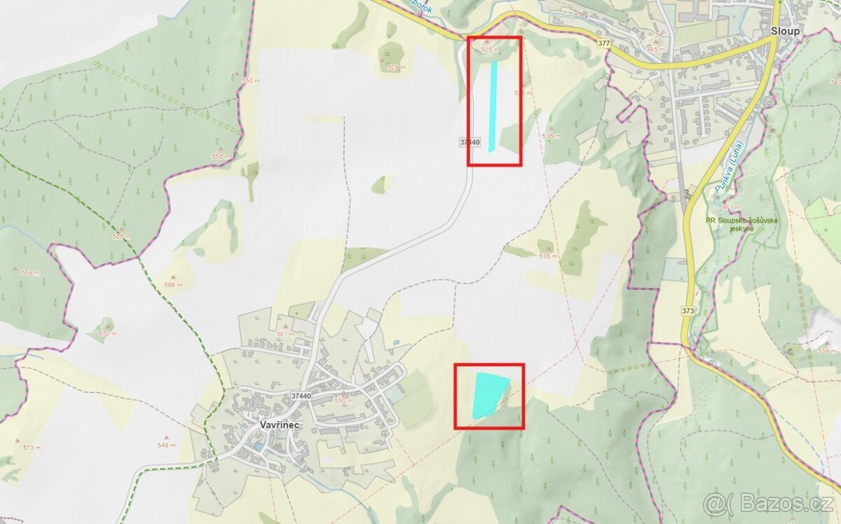 Prodej pole v Moravském Krasu – 1,4 ha– Vavřinec - 2