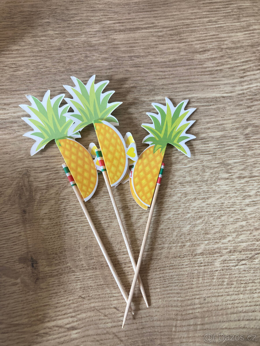 odzoby na poháry, brčka, paraplíčka,.. - 2