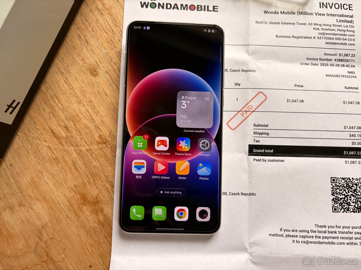 Oppo Find X8 Ultra 12/256, záruka - 2