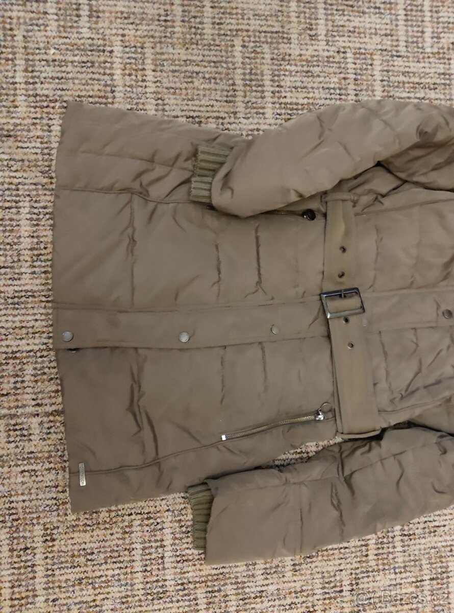 Kvalitní zimní dlouhá prošívaná bunda Tom Tailor ve vel S - 2