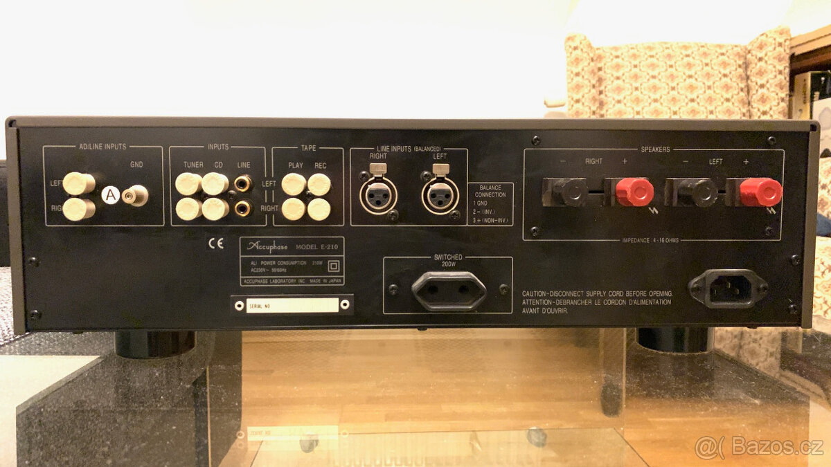 SLEVA Zesilovač ACCUPHASE E-210/A, 2x110W/4Ohmy, jako nový - 2