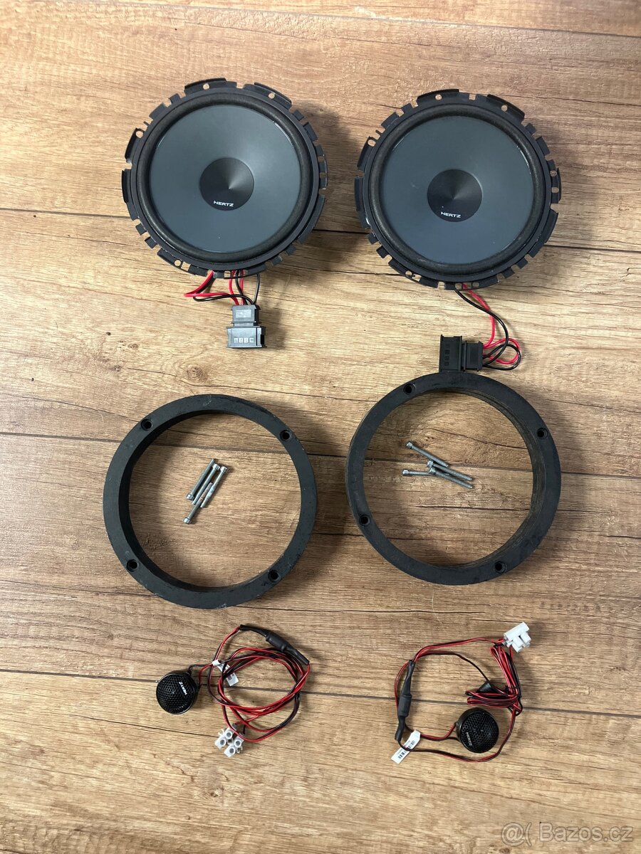 Autorádio JVC KW-X830BT + reproduktory Hertz K 170 - 2