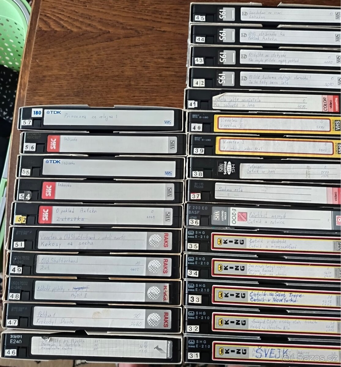 VHS kazety s filmy - 2