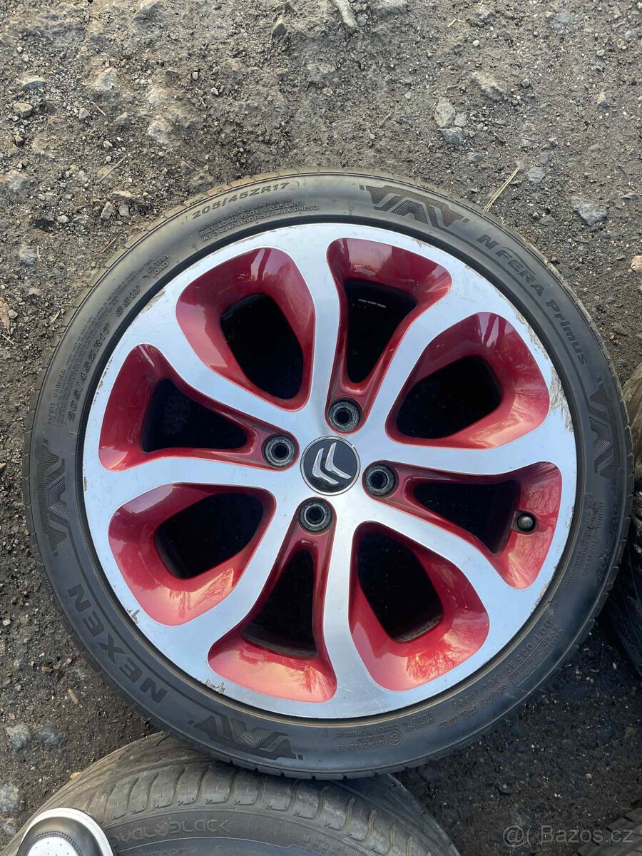 4x108 17 ET26 7J pěkná letní sada205 45 17 2022 také pošlu - - 2