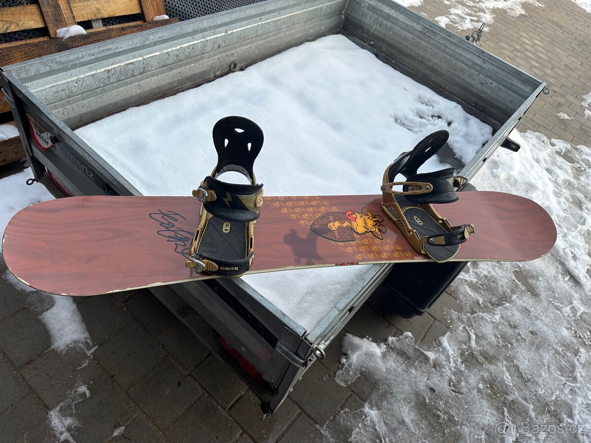 Snowboard Nitro + vázání Nitro raiden - 2