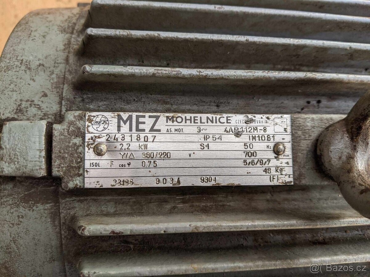 ELEKTROMOTOR 2,2 kW, 700 ot/min - 2