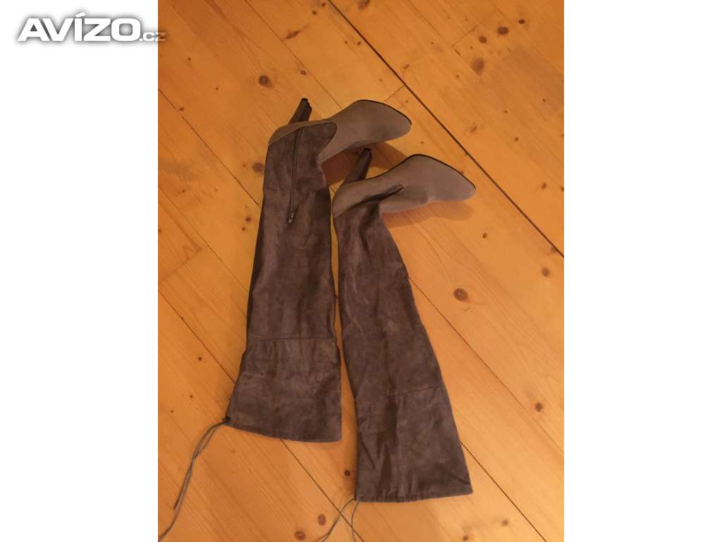 Prodám dámské kozačky nad kolena - 2