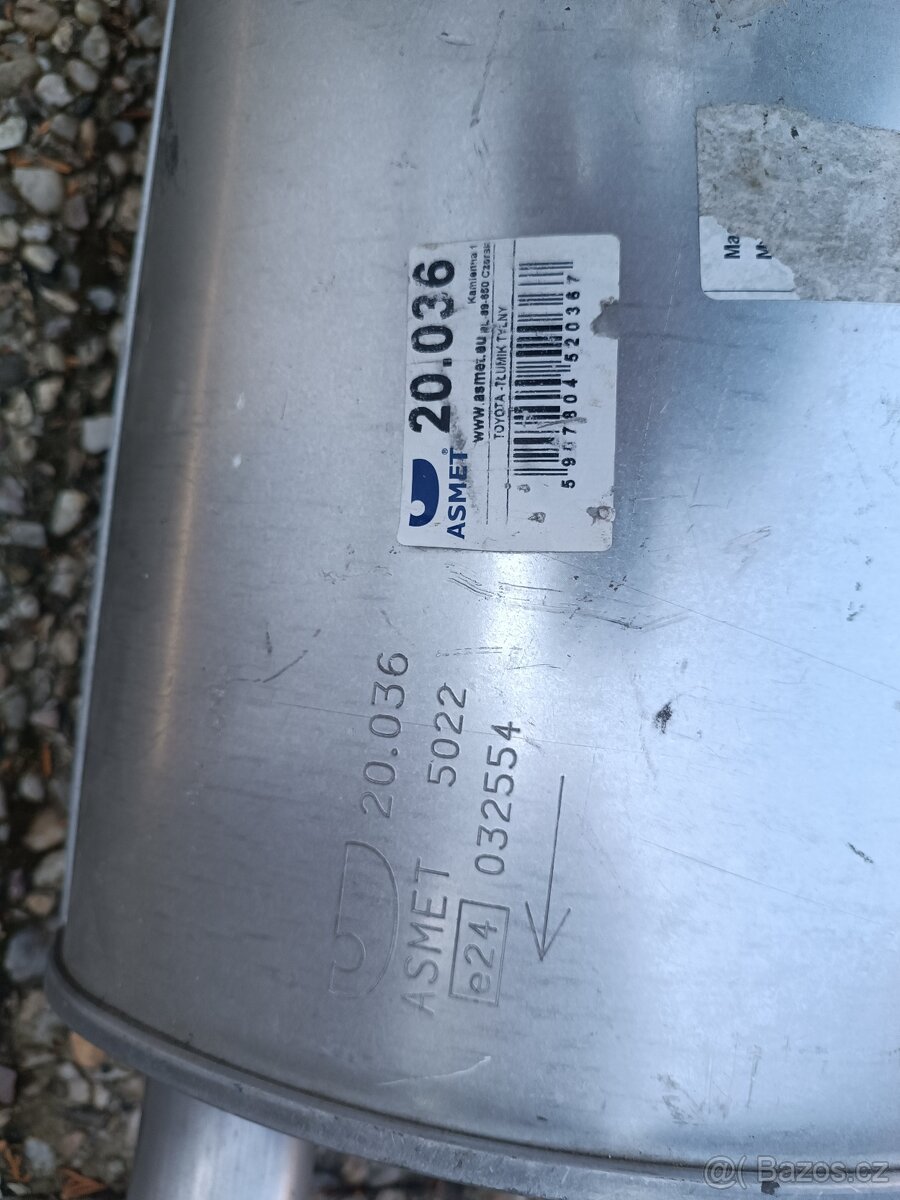 Zadní díl výfuku Toyota Corolla - 2