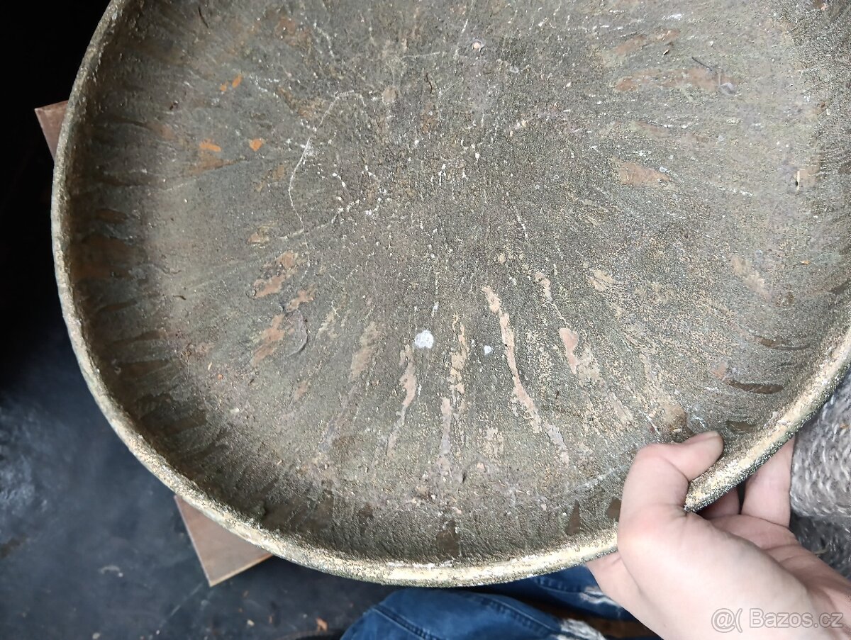 Podnos keramický - zlatá patina - 2