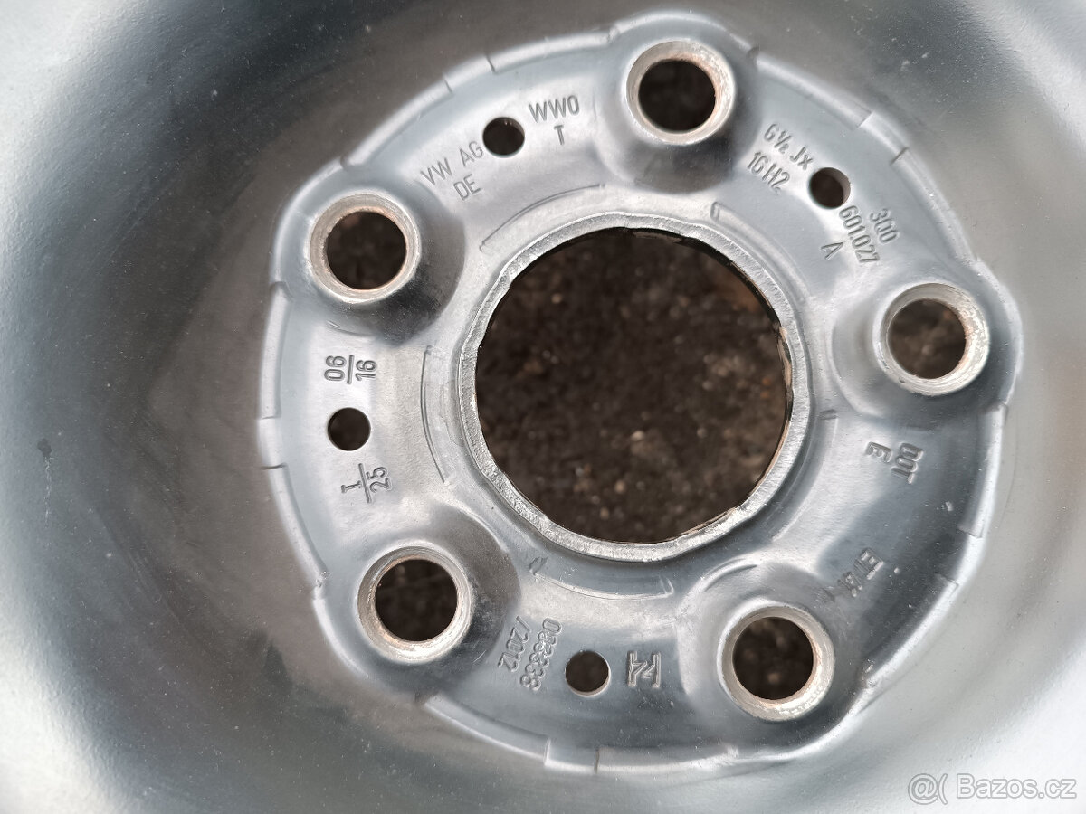 Superb III / Passat B8 - originál disky VW 6,5x16 et41 - 2