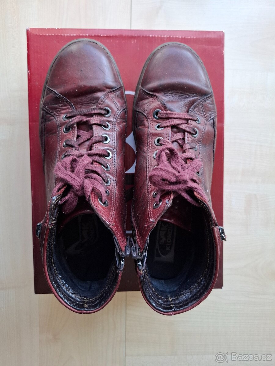 Dámské kožené boty velikost 40 - 2