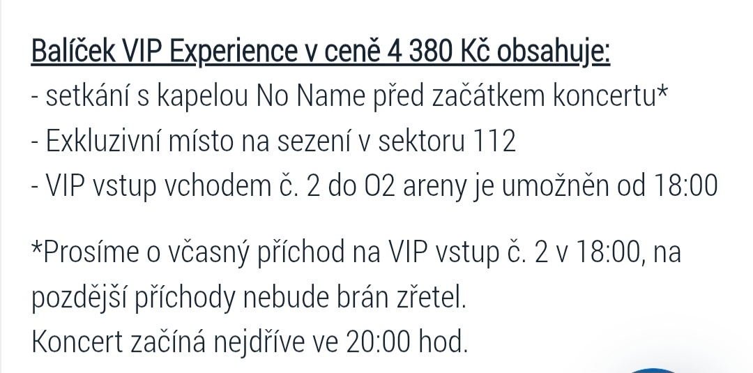 NO NAME 2ks VIP listky - 2