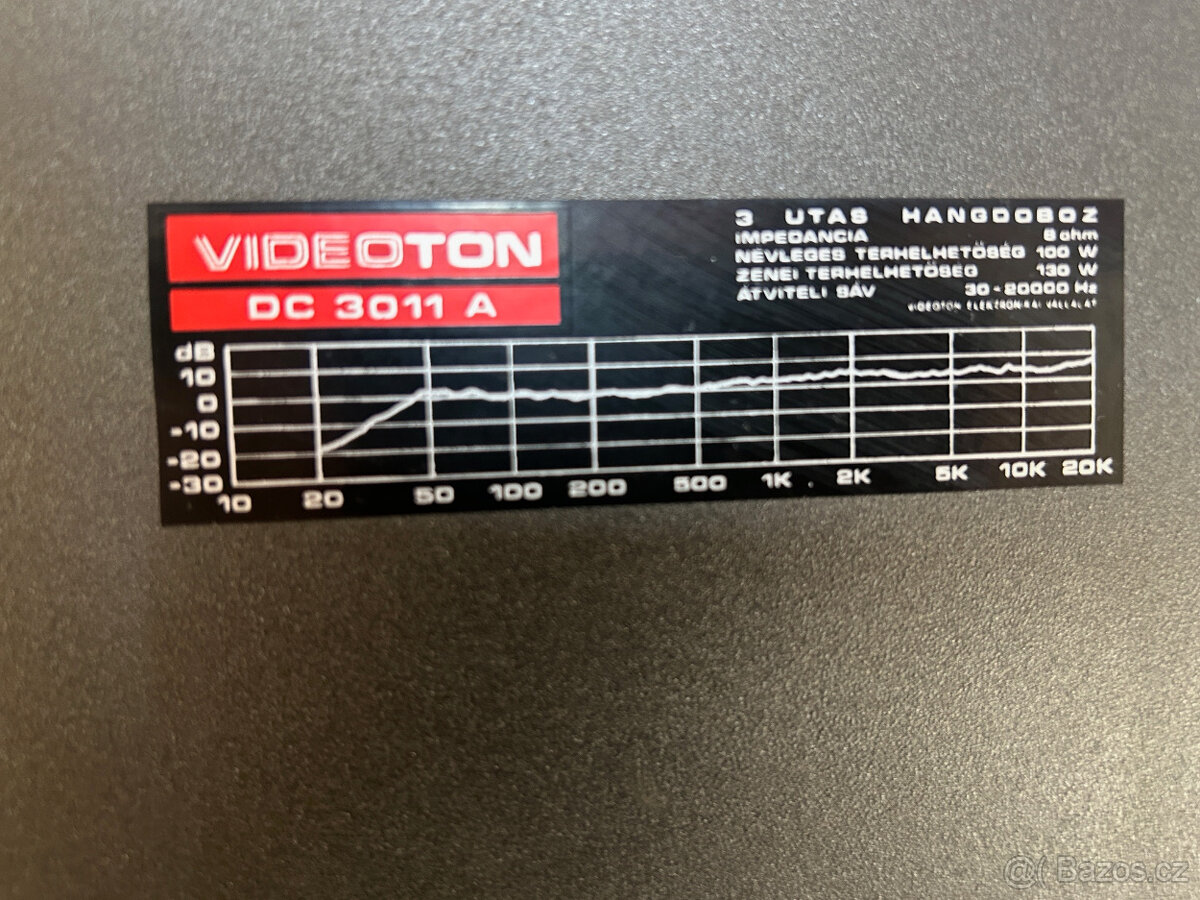 Reprosústava VIDEOTON DC 3011A vo výbornom stave - 2