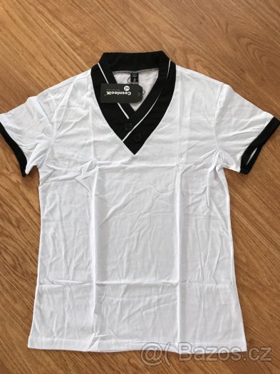 Pánská trika s krátkým rukávem do V - 2