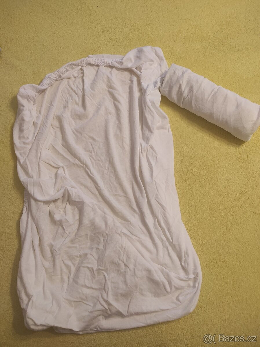 Dětské prostěradlo 120x60 bílé - 2