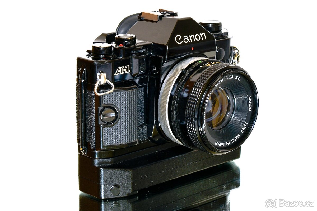 Canon A1 + motor A2 + FD 1,8/50mm S.C. TOP STAV - 2