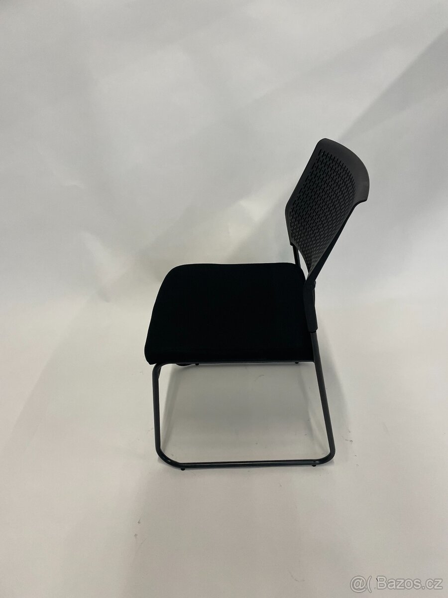 Konferenční židle MYSTIC, černá - 83 x 43 x 47 cm - 2