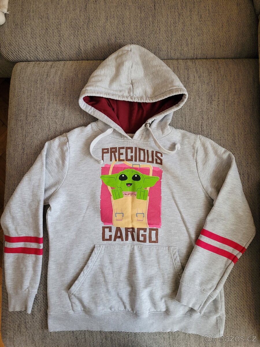Nová dámská mikina The Mandalorian Grogu zn. Star Wars,v.S-M - 2