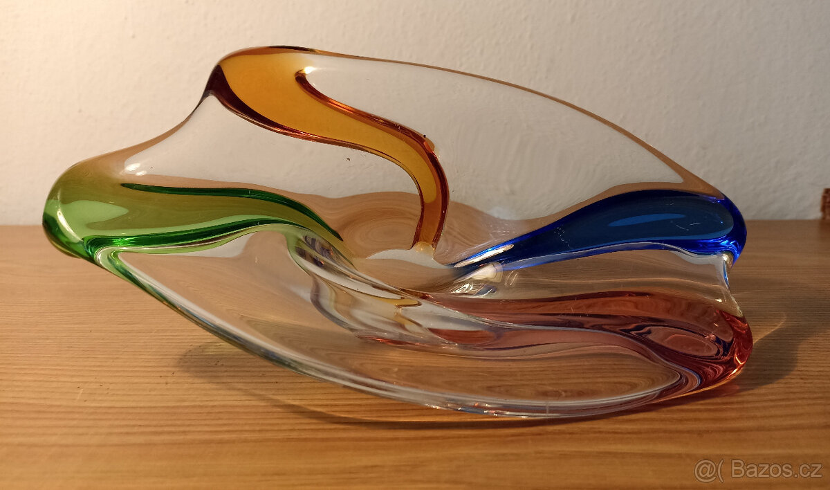 Skleněná miska, žardiniéra Rhapsody Zemek Mstišov - 2