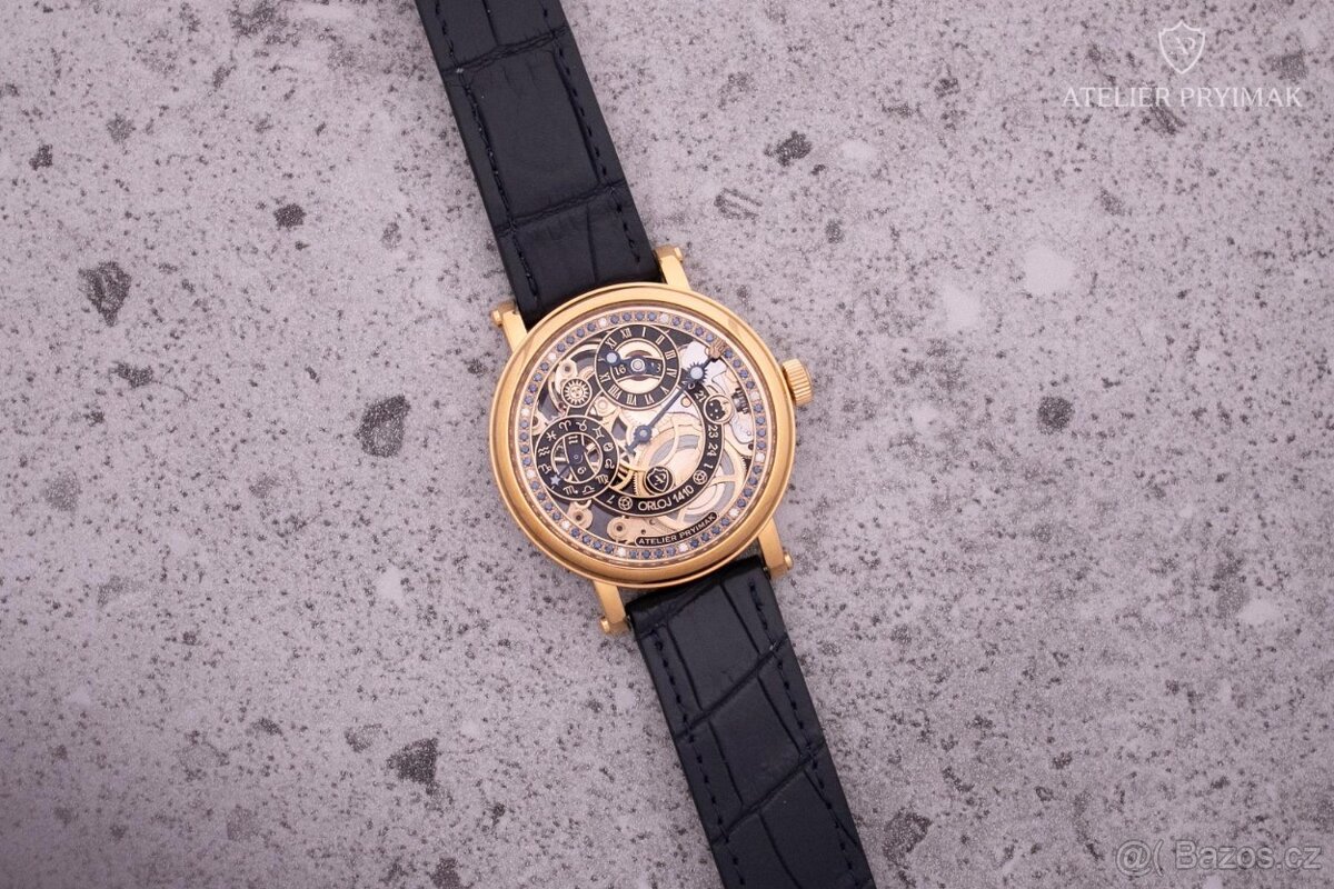 Skeletové Hodinky Ateliér Pryimak Orloj 1410 - 2