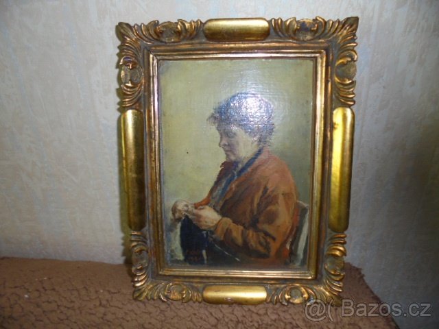 OBRAZ OLEJ NA KARTONU - 2